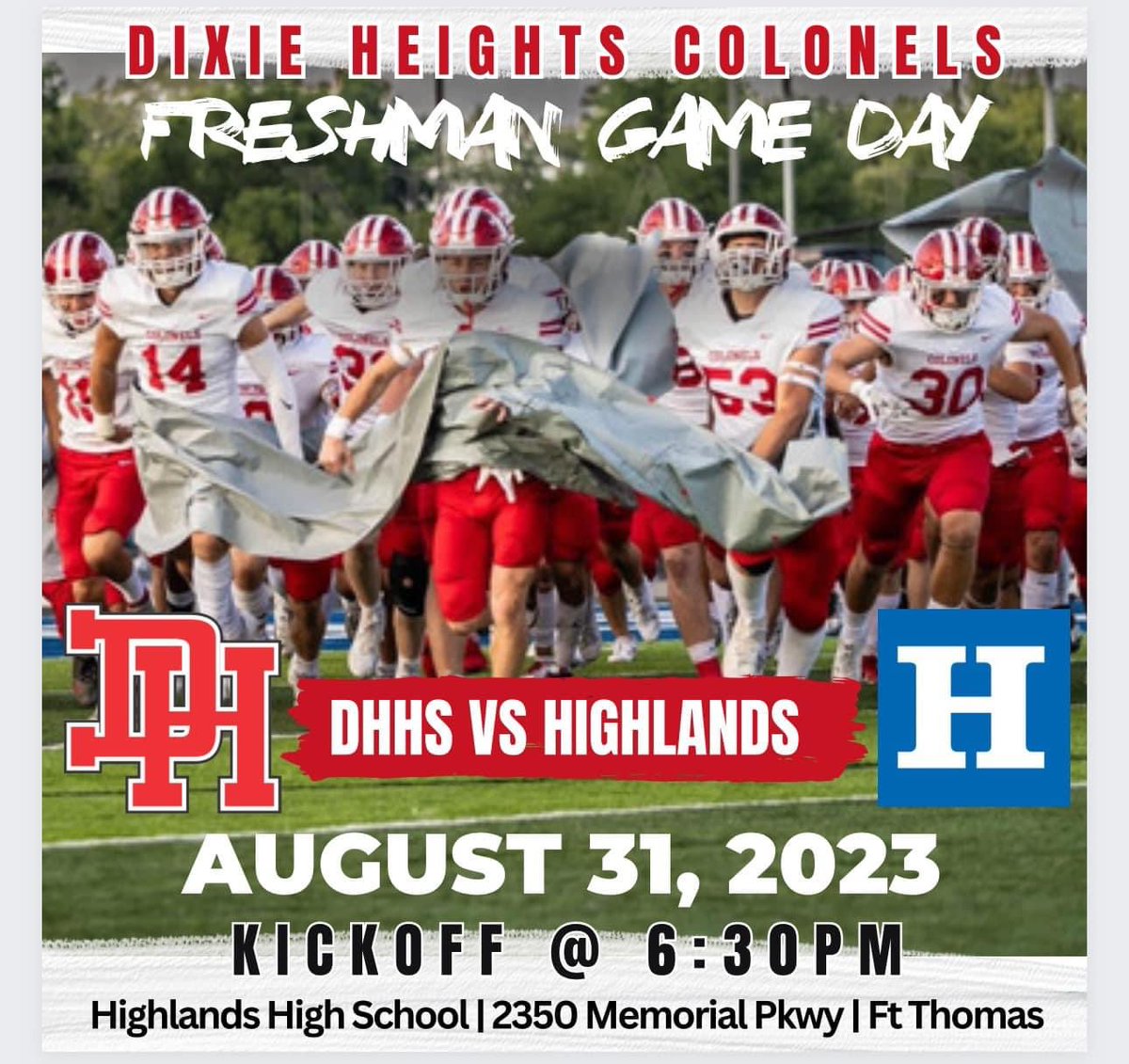 DixieHeightsFB's tweet photo. #WinTheDay #ColonelPride https://t.co/HUXTg5nXoG