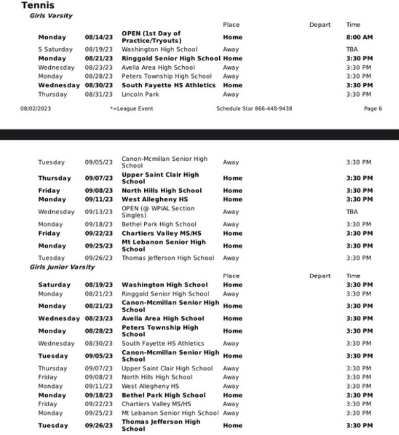 Trinity Girls Tennis tweet media