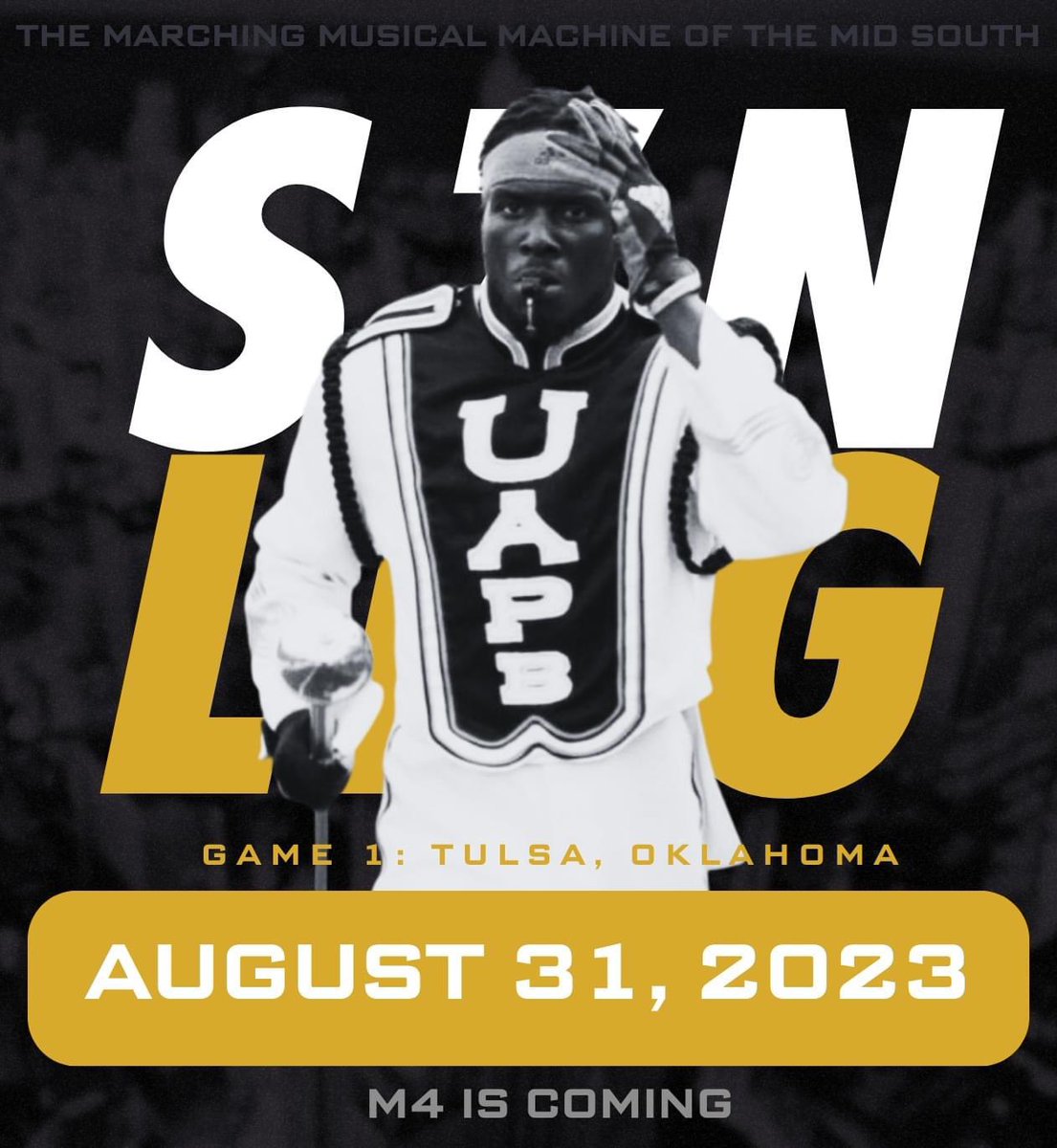 UAPBM4's tweet image. See you soon @utulsa! The machine is moving! #UAPBBand #UAPB #UAPB150