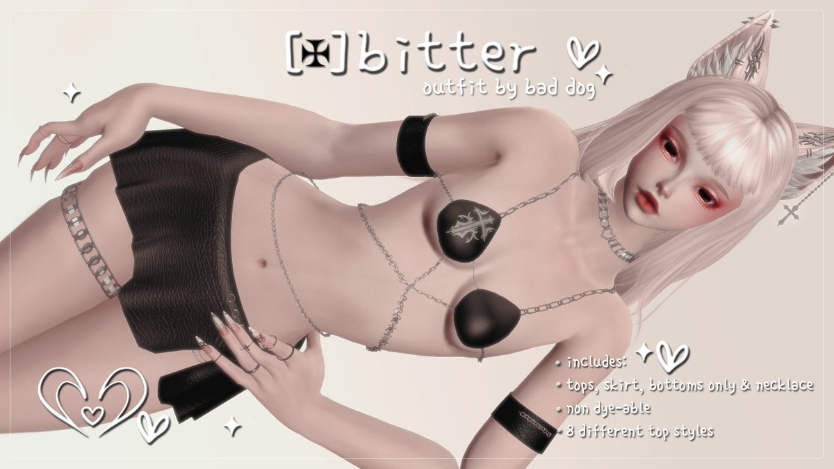 badd0g_'s tweet photo. [ ✠ ] bitter outfit out on my ko-fi ! ʕ ´͈ ᗨ `͈ ʔ ♡
8 different top designs 
https://t.co/SNdQrVfmtW https://t.co/a7hfvwW95v