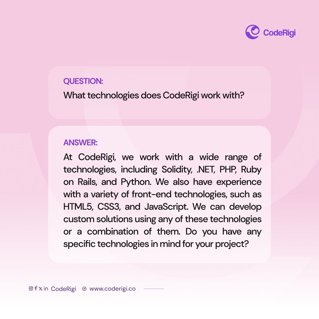 coderigi_'s tweet photo. Have you got more questions about CodeRigi?
Letβs hear you in the comment section, we will be delighted to address your concerns.
#CodeRigi #FAQs #Coding #faq #CodeRigiAcademy https://t.co/FLCtWJzqGL