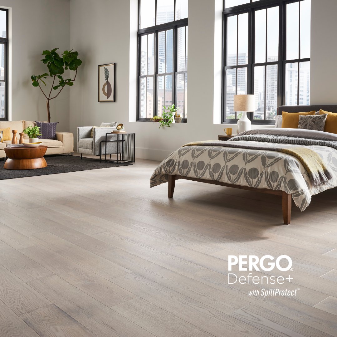 pergo's tweet image. Easy to live on and easy to love, Pergo Defense+ is perfect for your home.

💻: bit.ly/3PeH4fN

#Pergo #flooring #SpillProtect #bedroom #bedroominspo