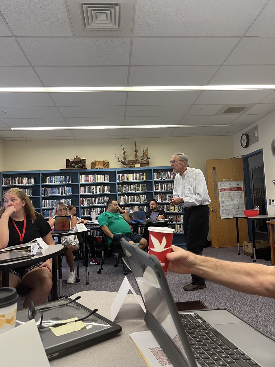 PrincipalRVRHS's tweet image. Great day of learning for me and our amazing faculty yesterday. Shout out to @DrDaveRamage and @PeterGrande_TLS for helping us understand and live the tenants of #DifferentiatedInstruction @MatozzoTracy