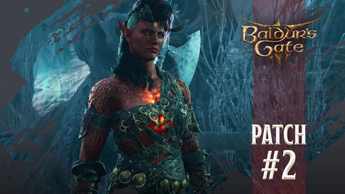 Patch #2 for Baldur's Gate 3 is live!

Along with performance improvements and UI tweaks, we've added a new epilogue scene for Karlach, and are working on additional endgame scenes featuring other characters.

📝 More info: store.steampowered.com/news/app/10869…