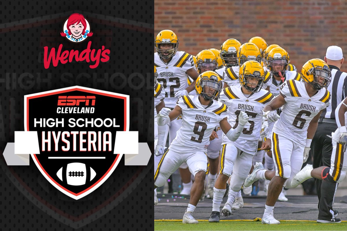 MikeJonesESPN's tweet photo. Tomorrow (9/1) is Week 3 for High School Hysteria! Tune in to @ESPNCleveland tomorrow night for the coverage of Brush vs Willoughby South. 

I will be there live in the flesh with @RonDiff along with a team giving away some sweet gear! Stop by the @Wendys tent and check it out https://t.co/tnxXKSL2Tx