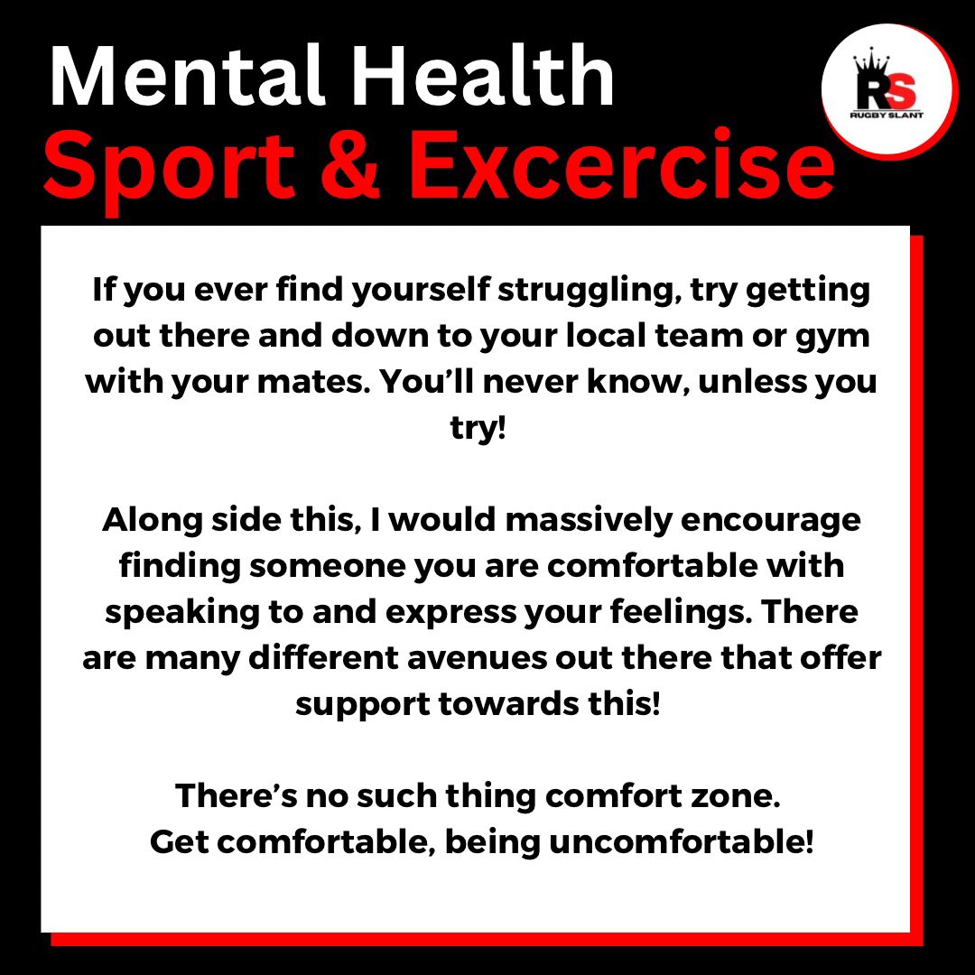 Rugby_Slant's tweet photo. Please share this around!

I encourage all of you to check in on your mates, you’ve no idea what someone could be struggling with behind closed doors!

#mentalhealth #mentalhealthawareness #mensmentalhealth #rugby #rugbyleague #rugbyunion #sportmotivation https://t.co/rEyqblgO3v