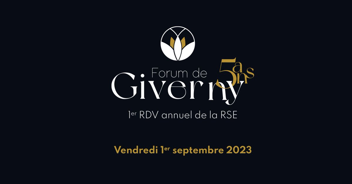 Retrouvons-nous demain, à #Giverny, pour la 5e édition du Forum de Giverny, événement économique de référence des #entreprises responsables et 1er RDV annuel de la #RSE. ➡️  Programme & Inscriptions ➡️ cercle-giverny.fr/billetterie-et… @CercledeGiverny #Impact
