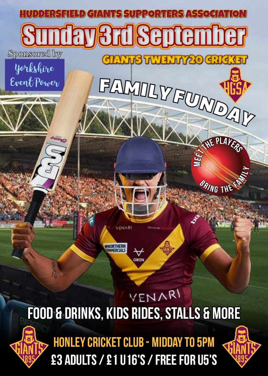 Daz Eastwood (@giantdaz74) on Twitter photo This is happening in Sunday, are you coming?
<a href="/Giantsrl/">Huddersfield Giants 🐮🔔</a> <a href="/HudGiantsSA/">Huddersfield Giants Supporters Association (HGSA)</a> <a href="/GiantsCT/">Huddersfield Giants Community Trust</a> <a href="/honleycc/">Honley Cricket Club</a> This is happening in Sunday, are you coming?
<a href="/Giantsrl/">Huddersfield Giants 🐮🔔</a> <a href="/HudGiantsSA/">Huddersfield Giants Supporters Association (HGSA)</a> <a href="/GiantsCT/">Huddersfield Giants Community Trust</a> <a href="/honleycc/">Honley Cricket Club</a>