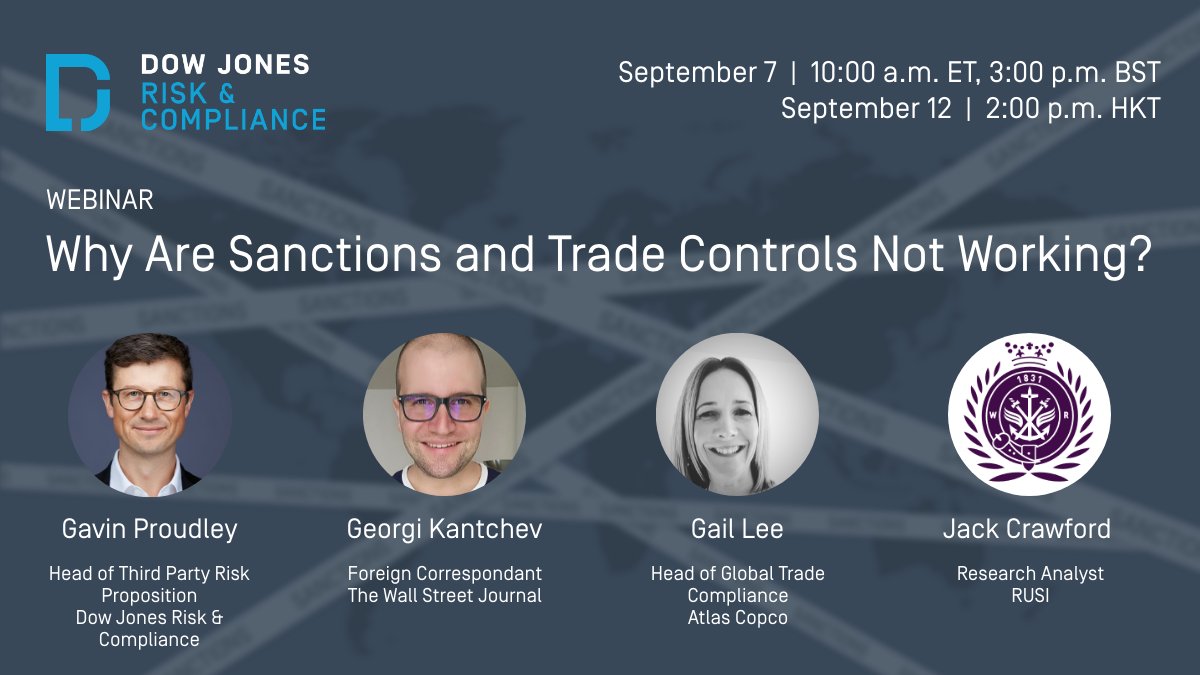 Despite being subject to strict sanctions, reports claim that Western goods like computer chips &amp; lasers continue to make their way across borders &amp; into #Russia. How is the country evading #internationalsanctions? Register today: bit.ly/3scJ0NX
