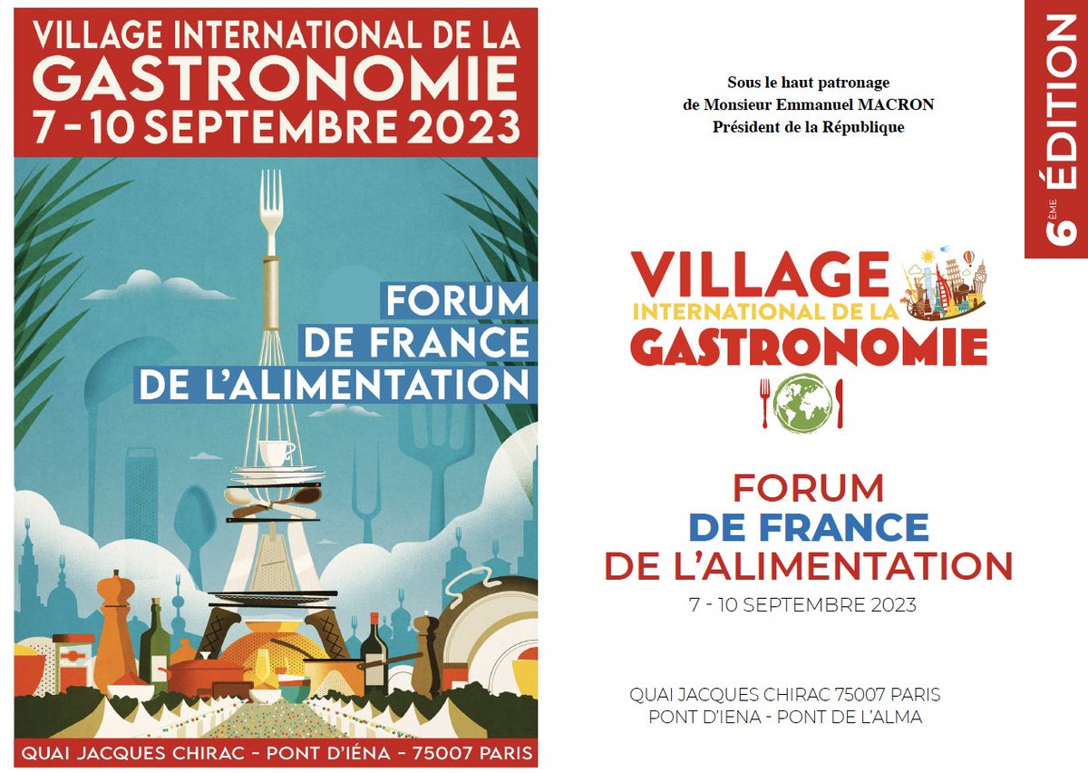 L’EPMT est partenaire du Forum de France de l’Alimentation ! A l’occasion de la 6e édition du Village International de la Gastronomie, les apprenties et apprentis de l’école auront le plaisir de faire découvrir leur métier de passion, lors de l’inauguration du Forum, le 7/09.