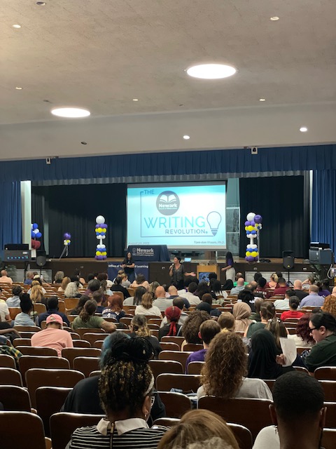 TheWritingRevol's tweet image. TWR helped @NPSvoices kick off the academic year. Dr. @ToniAnnVroom and Tania Haselwander-Chang delivered keynote addresses highlighting the revolutionary #writing instruction in the district, while Christine Teahan and @sophogg presented breakout sessions.  #k12 #education