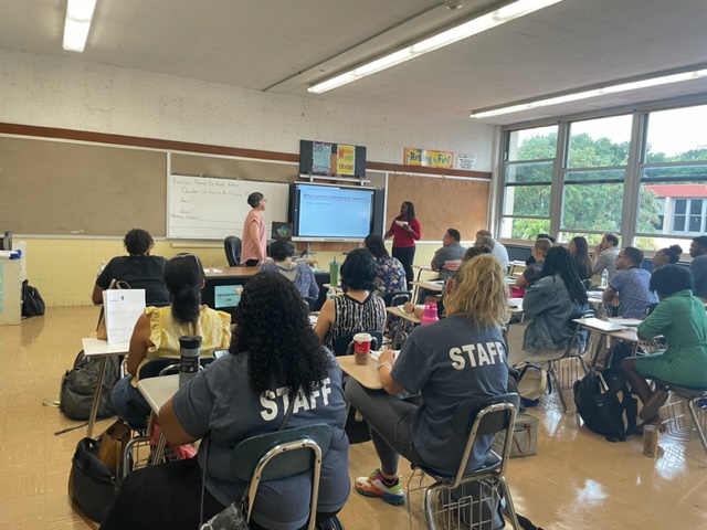 TheWritingRevol's tweet image. TWR helped @NPSvoices kick off the academic year. Dr. @ToniAnnVroom and Tania Haselwander-Chang delivered keynote addresses highlighting the revolutionary #writing instruction in the district, while Christine Teahan and @sophogg presented breakout sessions.  #k12 #education