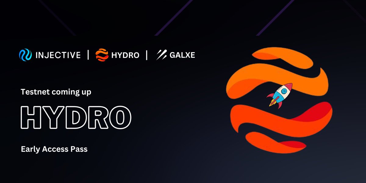 De_sure_'s tweet photo. Don't fade any project on @Injective_ most especially @hydro_fi.

It's time to get an Early Access Pass to #HydroTestnet! 

Built on Injective Hydro is a future #LSDfi protocol that revolutionizes liquidity Staking will be the future of LSDfi. 

Click : https://t.co/j1r4gW851h https://t.co/unyTvHeRzZ