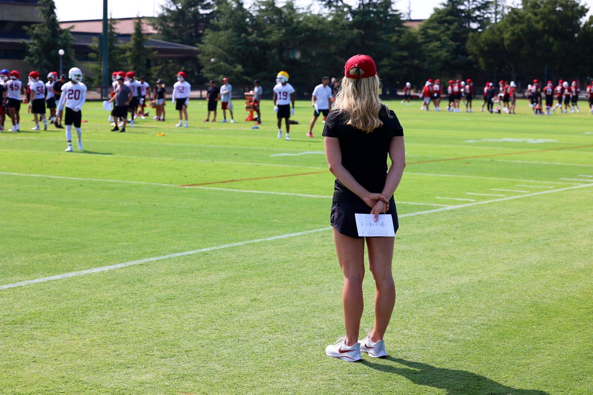 kate_dalman's tweet photo. After nearly 8 years of unreal memories @StanfordFball I will be leaving to take on a job opportunity w/ the Stanford collective, @LifetimeCardinal. Stanford FB is woven into the core of my being &amp; I am so grateful &amp; ready to serve student-athletes in a different way. Let’s go! https://t.co/WTYCOsW8hK