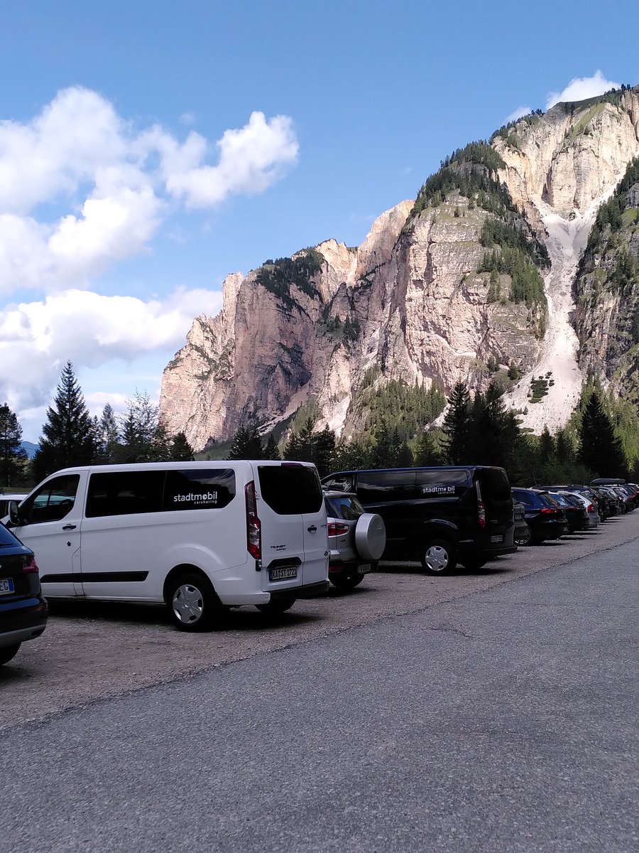 Carsharing on Tour! <a href="/stadtmobil/">Stadtmobil_KA</a> #Pederue #Südtirol