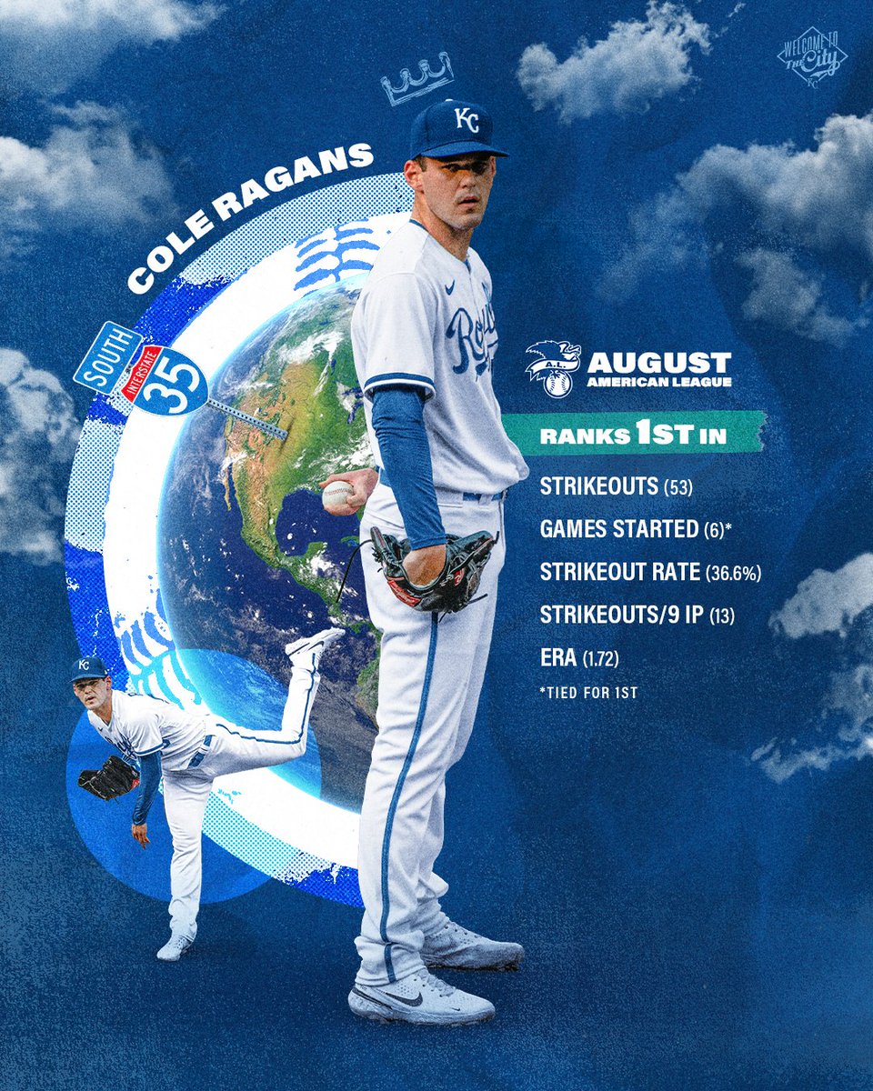 Cole World.

Ragans has been the AL’s best pitcher in August.