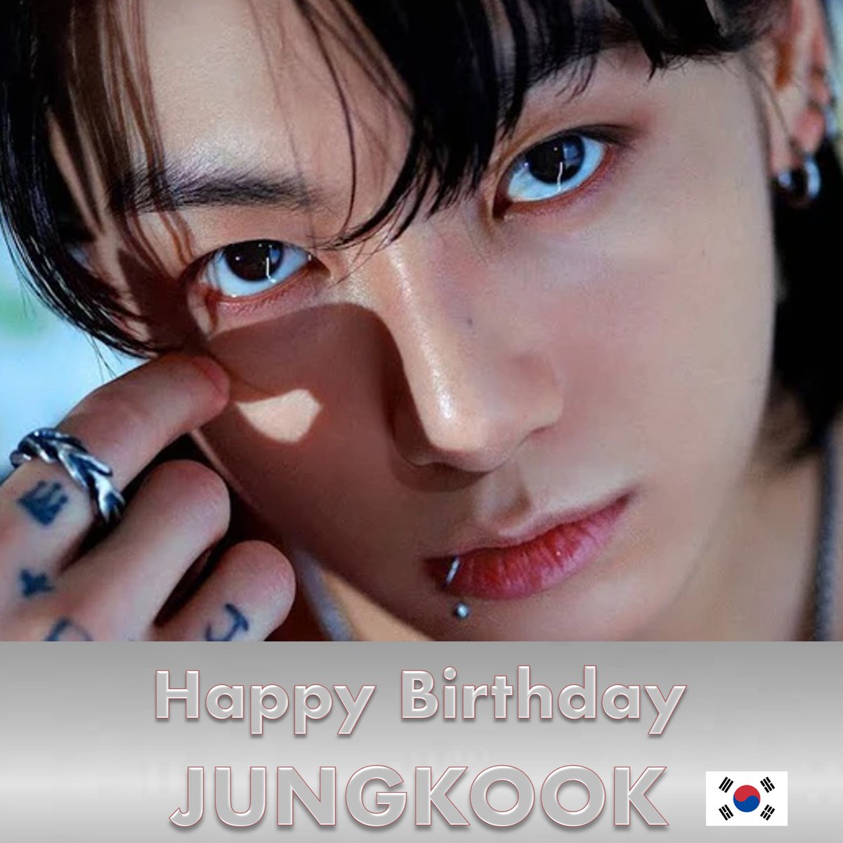 Happy 26th Birthday to the gorgeous, hugely talented record-breaking, history-making One &amp; Only #Jungkook, the Fastest Act in the World to reach 100 Million streams on Spotify, the Fastest Male Act to reach 100-500M streams on Spotify, the 1st and Only Asian Act to have a song