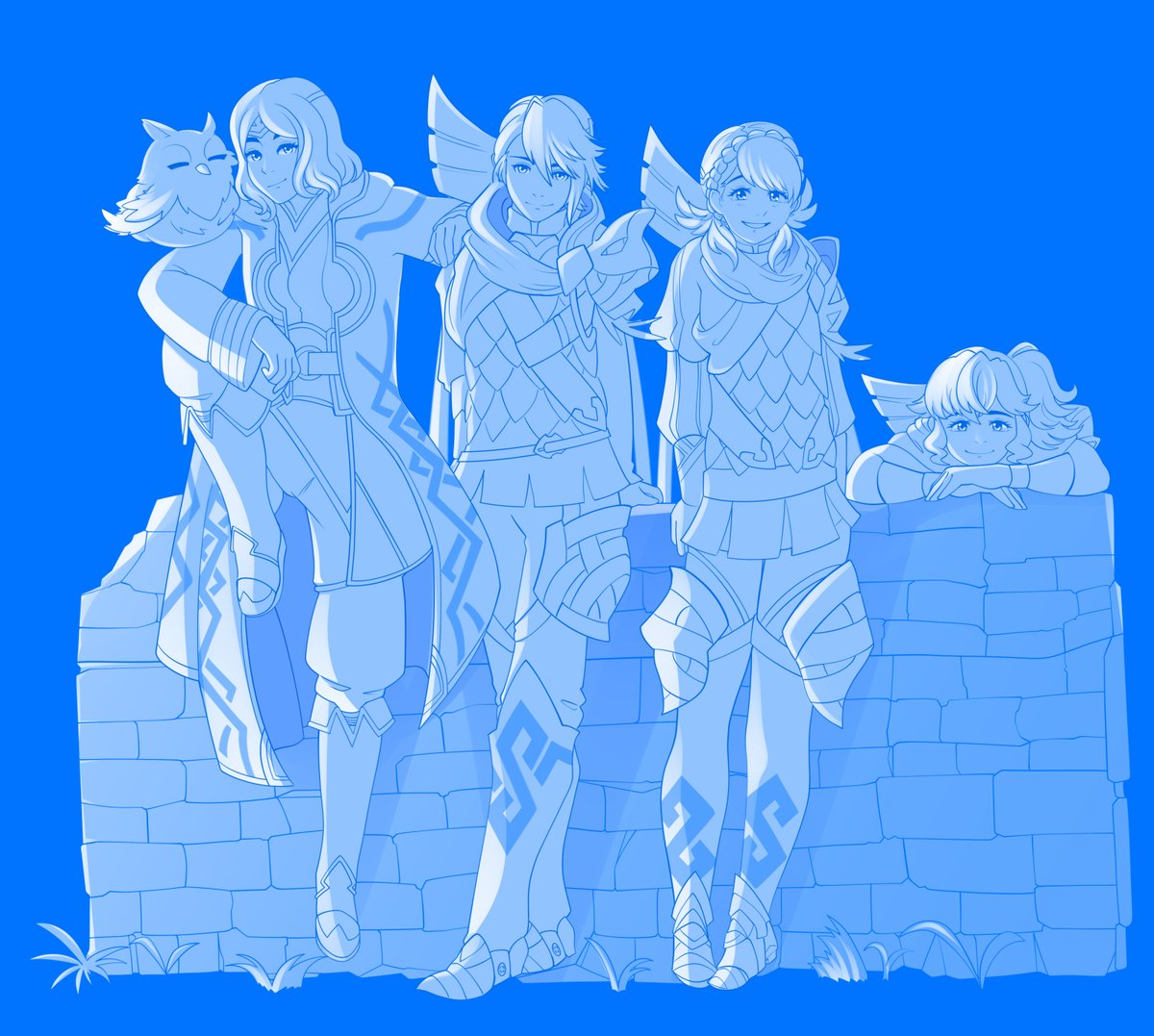 「team askr #FEHeroes #FireEmblem 」|Phoebeのイラスト