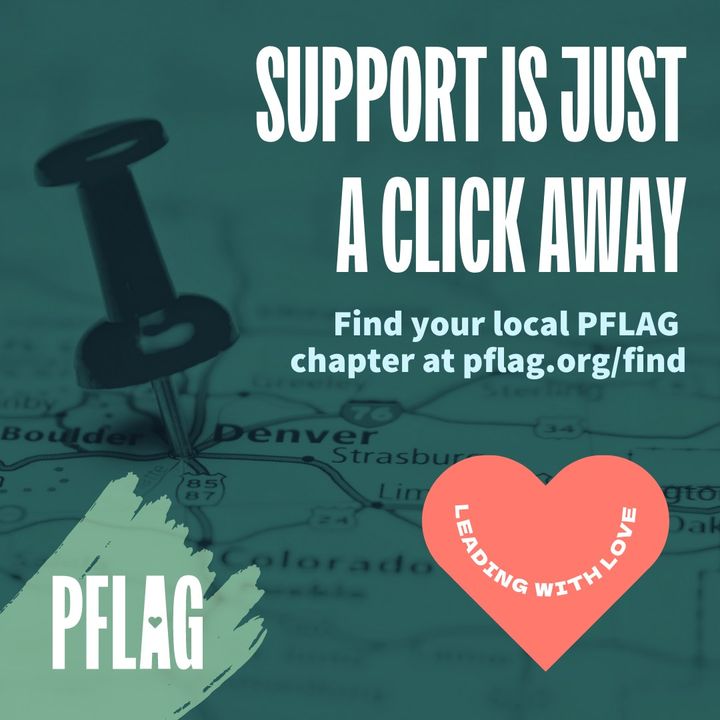 With hundreds of chapters across the country, finding support through your local PFLAG chapter is just a click away: pflag.org/find 🌈 #LeadingWithLove