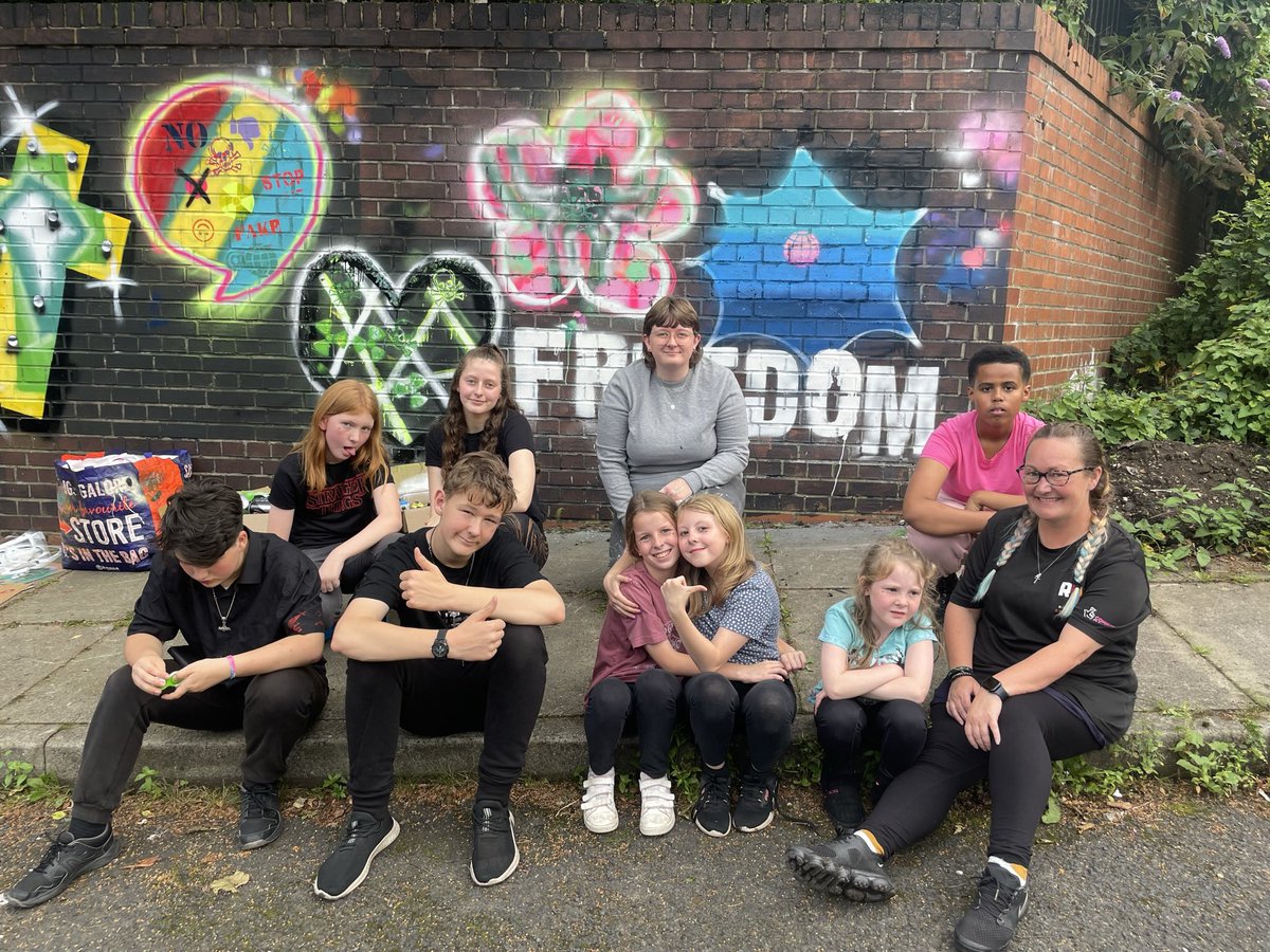 Please can you share this post to turn something disappointing into something great! Let their art be seen ❤️

The kids painted this mural as part of #haf2023 but 24 hours later it was painted over. Thank you <a href="/PeopleWithGrit/">GRIT Studios CIC</a> we still had the best day xx <a href="/StockportMBC/">Stockport Council</a>