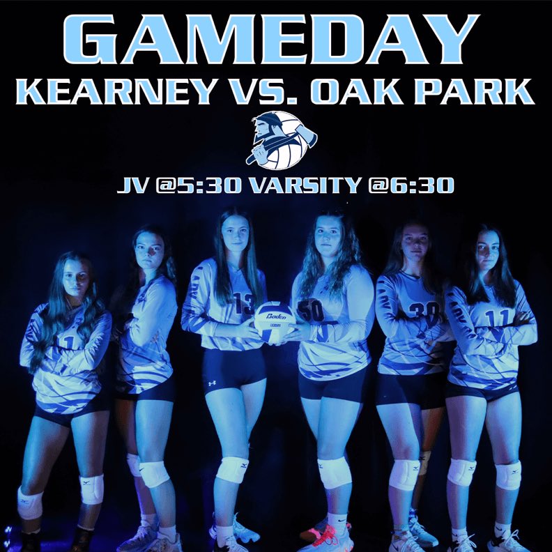 🚨VOLLEYBALL GAME🚨 📌?- Oak Park ⏰?- 6:30 PM 🆚?- Kearney When?- TODAY, 8/31 Theme?- COLUMBIA Make sure to BE LOUD and pop out to the first home game to support your lady oakies 🏐‼️ #forthefamily