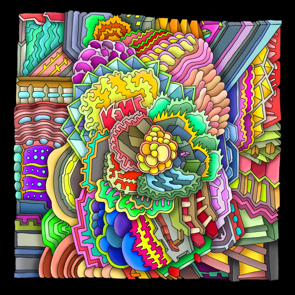 tak03811563's tweet photo. "๐ด"#abstractart #shapes #square #triangle #cross #circle #artwork #graphicart #colorful #colorfulart #manycolors https://t.co/0GhgfAfbpo
