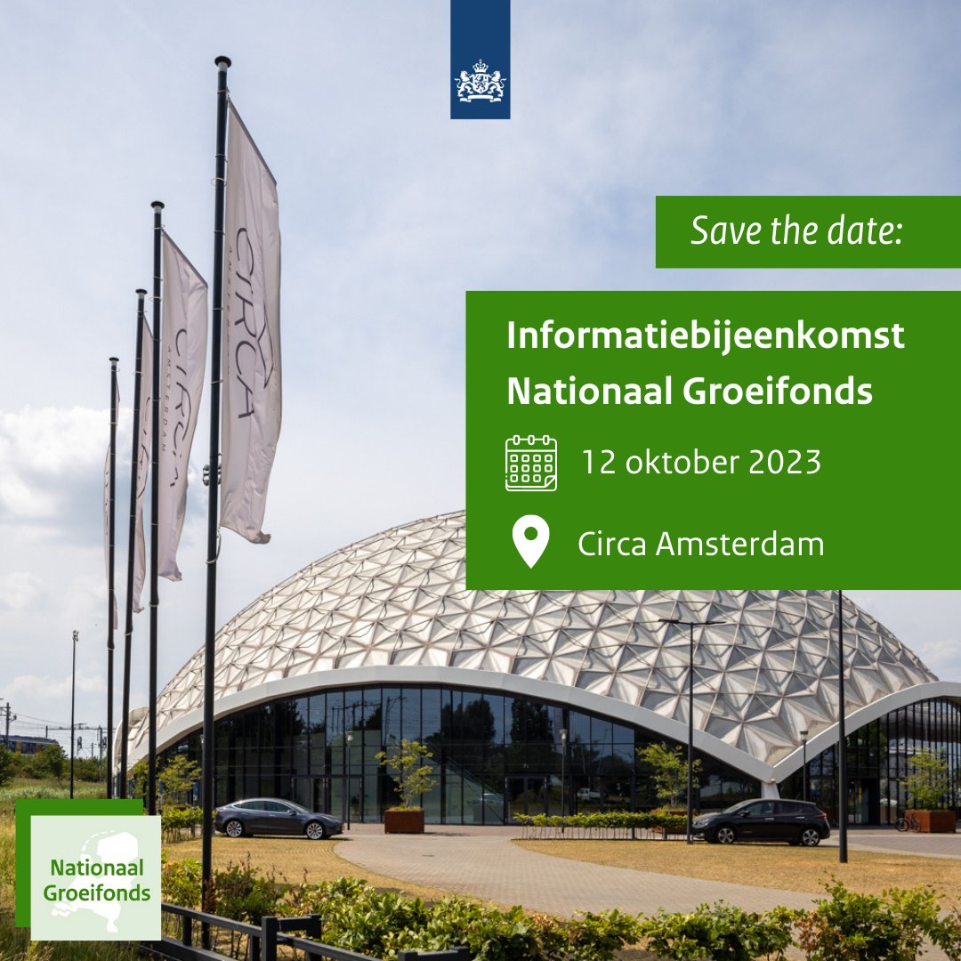 Van plan om een projectvoorstel in te dienen in de vierde ronde van het #NationaalGroeifonds?​

Blok de middag van 12 oktober in je agenda. Dan organiseren wij een informatiebijeenkomst die je niet wilt missen.​

Lees nu het nieuwsbericht voor meer info: nationaalgroeifonds.nl/actueel/nieuws…