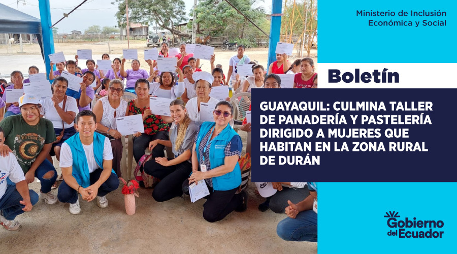 DHumanoEc's tweet photo. #Guayaquil | 36 emprendedoras del recinto La Sanja culminaron un taller de panadería y pastelería, en el marco del programa #ImpulsoVioleta, que busca promover la autonomía económica de mujeres en situación de pobreza y pobreza extrema.
📰Boletín: https://t.co/8WfOsW6YKp https://t.co/RXCjFXZtf7