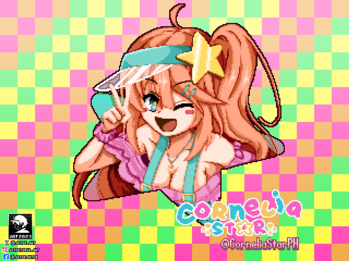 Jesse_JAT's tweet photo. Cornelia Star Pixel Fan Art
for: @CorneliaStarPH
#DigitalArt #PixelArt #FanArt #ใใใ็ตต #Vtuber #PHVTuber #VTuberPH #CORNvas https://t.co/76i02Shytt