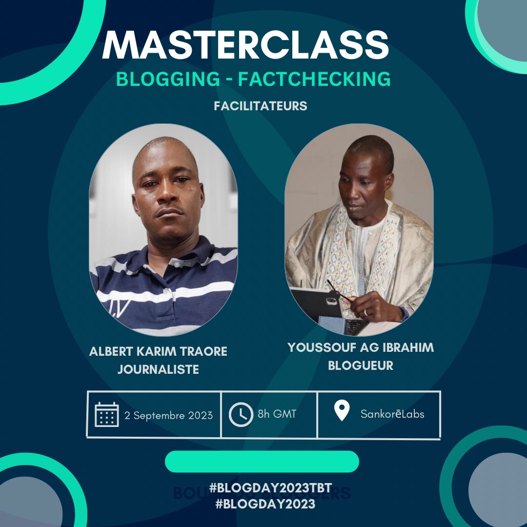 Fatittystar's tweet image. Une vingtaine de jeunes de #Tombouctou vont être formés sur le Factchecking ( @AktBartheam ) et blogging ( @yousci ) 
#blogday2023 #bouctoubloggers