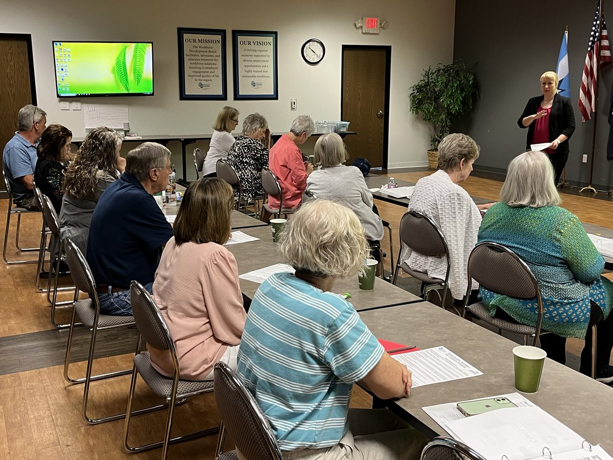 The Give 5 class learns about the amazing programs available at the Job Center, Workforce Development.  Who knew?  ⁦<a href="/SGFGive5/">SGF Give 5</a>⁩ ⁦<a href="/UWOzarks/">United Way Ozarks Region</a>⁩ ⁦<a href="/CityofSgf/">City of Springfield</a>⁩