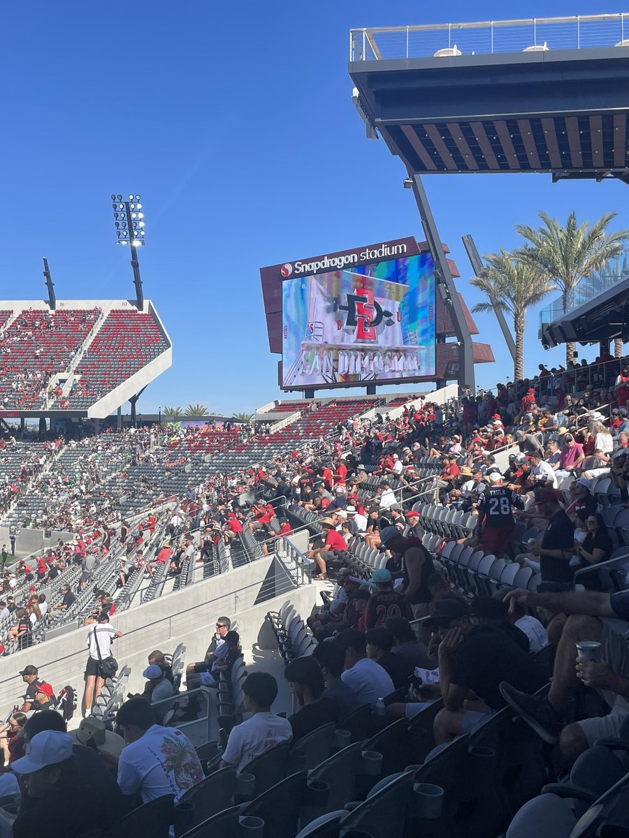 I had an amazing time this past Saturday @ the SDSU football game and watching my former teammate @BrooksBaylin start as a Freshman! Thanks @AztecFB for the invite! @GregBiggins @adamgorney @BrandonHuffman @ChadSimmons_ @Coach_JKrause @CoachRLindley @Tahj__ @SierraCanyonFB