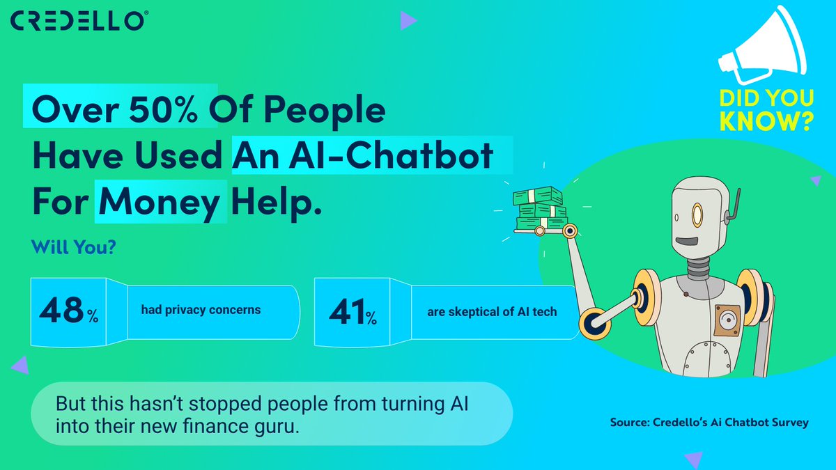 How helpful is an AI financial advisor? Read our findings -
credello.com/financial-reso…

#AI #ArtificialIntelligence #finance #MoneyManagement #MONEY