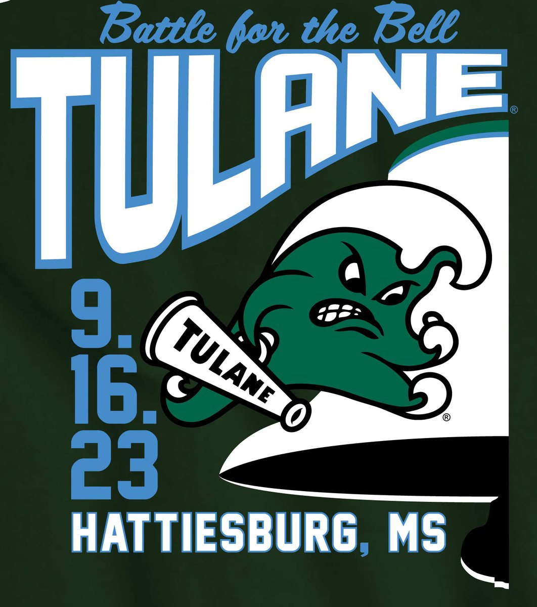 What do we think about this shirt design for Week 3 vs. Southern Miss? #rollwave