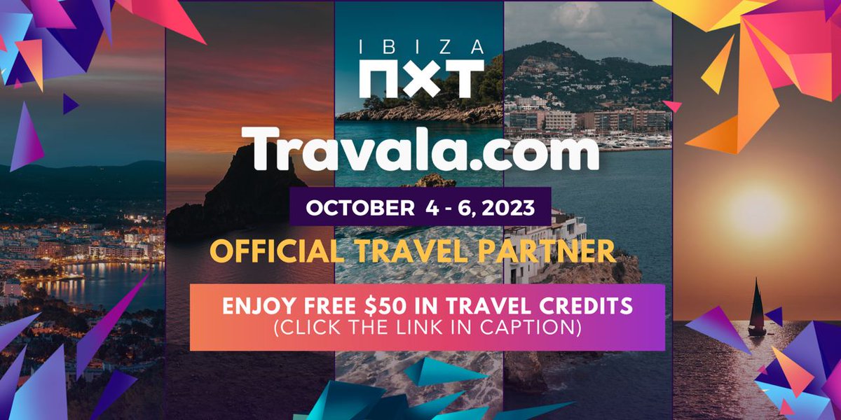 Join us at #IbizaNXT2023 and immerse yourself in the best of #Web3 and the beauty of our island. Made it even better with our official travel partner @travalacom ! We're gifting a $50 travel voucher, perfect for flights, hotels & exploring all that Ibiza has to offer! ✈️🏖️ Claim…