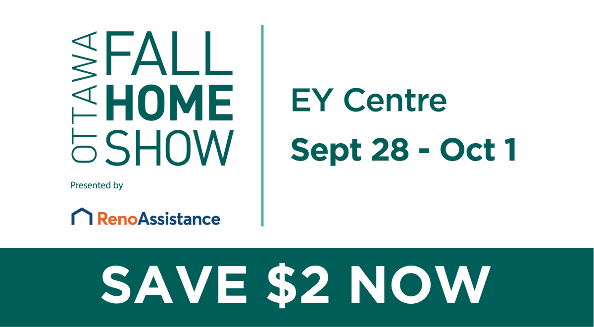 Fall is just around the corner, and so is the 2023 Ottawa Fall Home Show presented by <a href="/renoassistance/">RénoAssistance</a>. 

Discover new ideas and get inspiration for all your home projects.

Get your tickets online before Sept.28 and SAVE $2 at ottawafallhomeshow.com.