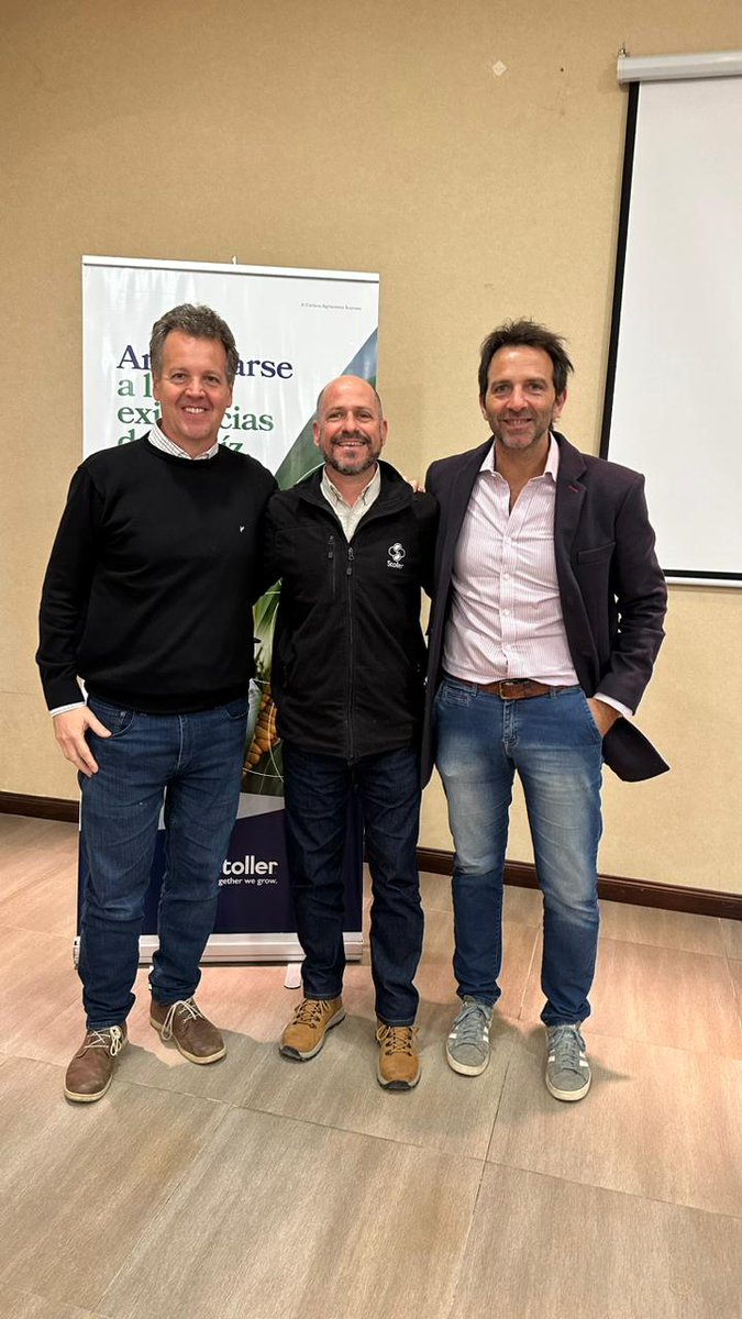 Gira de lanzamiento de Soja y Maíz de la mano de <a href="/StollerArg/">Stoller Argentina</a> en Junín y Trenque Lauquén! Gracias Matias Retamal Rafael Olivella Rocío Belen Laso Jonathan Grippa