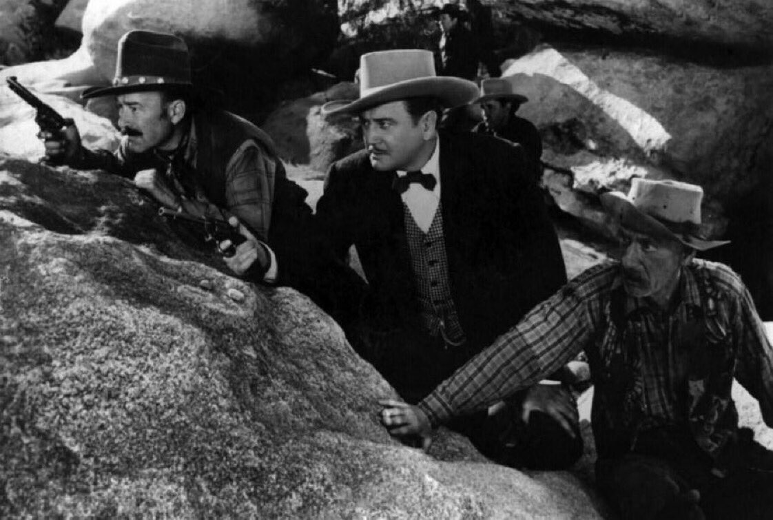 Richard Dix stars in this epic of the boisterous and brawling Old West - THE KANSAN (1943) - tonight at 8:53pm ET!

Jane Wyatt, Albert Dekker, Victor Jory, and Robert Armstrong also star in this tale of smashing fists and crashing bullets from director George Archainbaud.