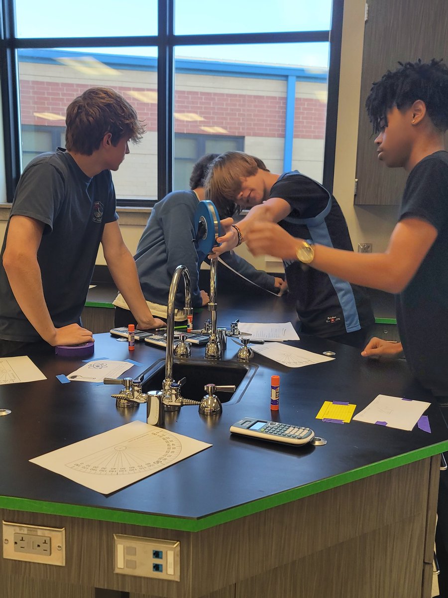 holcombsclass's tweet photo. Today physics classes used trig to save the world from an alien invasion! Physics is all about real world math and you never know when the aliens might visit π½πΈ #WeAreNorthPoint #NPHySics https://t.co/WFDud56OCx