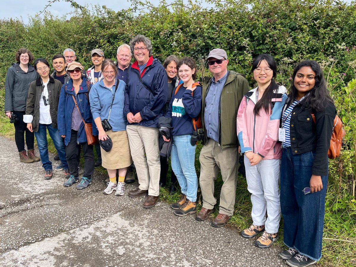 One of the great things about ASLE-UKI conferences is the second-afternoon field trips. Here are two pictures of the group that went birdwatching at the Burton Mere RSPB reserve. Highlights included ruff, snipe, raven, greenshank, and great white and cattle egret! #ASLEUKI2023