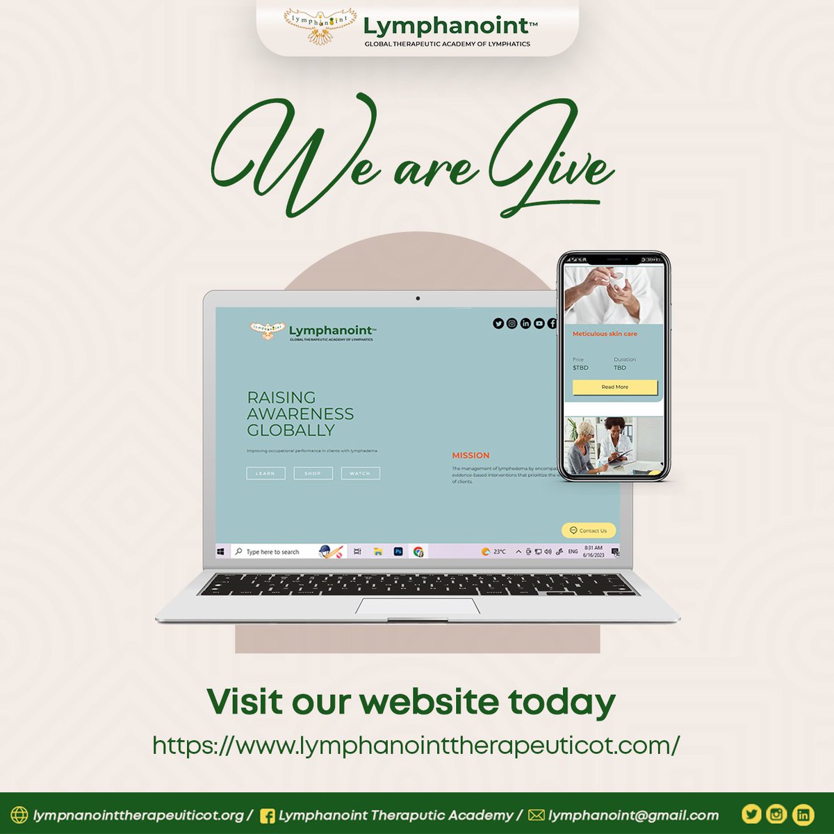 lymphanointOT's tweet photo. Good day family....just a reminder to connect with us today!

🌐https://t.co/bfPuI365x6

#lymphoedema #lymphedema #lymphedemawarrior #lymphie #lymphedemaawareness #lymphielife #compressiongarments #fitness #cancerdusein #kenyantrends #occupationaltherapist #physicaltherapist https://t.co/yCYps7oBet