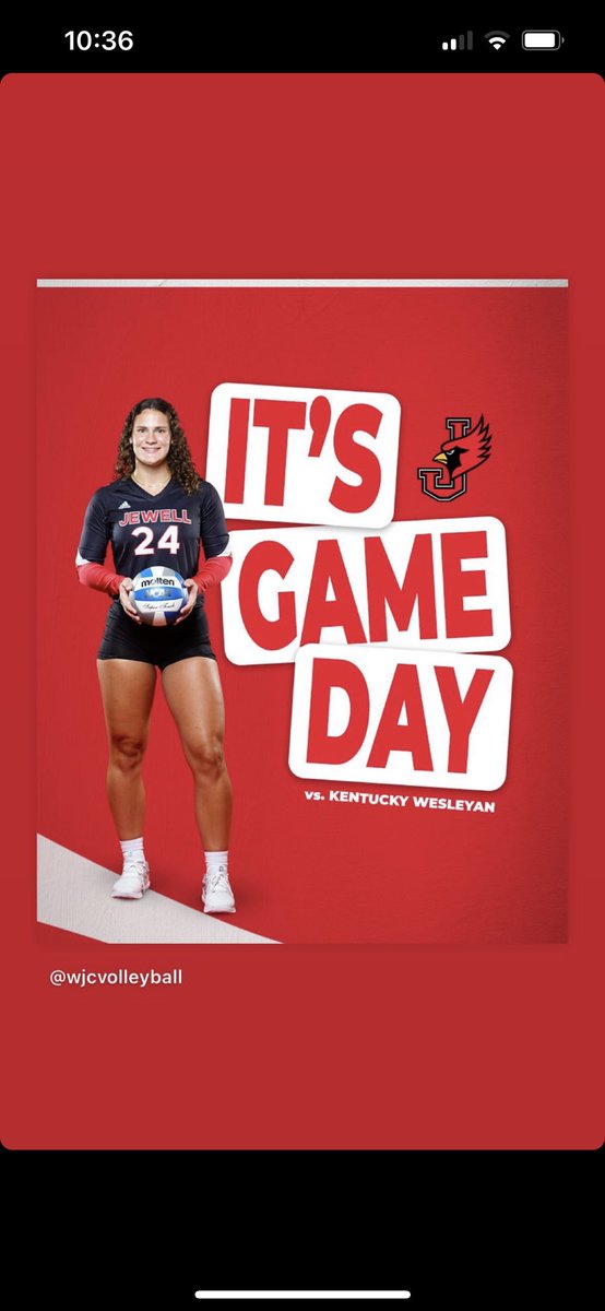 Season starts today, can’t wait to cheer on my fav Vball girl!