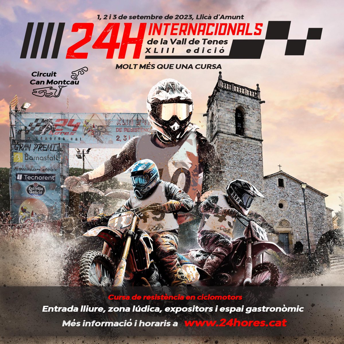 esportcat's tweet photo. ACTES | 🏍 Presentem les 24 Hores Internacionals de Resistència en Ciclomotor de la Vall del Tenes

🔝Amb rècord de 152 pilots, arriba la 4️⃣3️⃣a edició d'una prova única al món que és “més que un esdeveniment esportiu” a @llicamunt

NOTA 👉 https://t.co/njdEHhxCbs

#esportcat https://t.co/vLdwbOfyFw