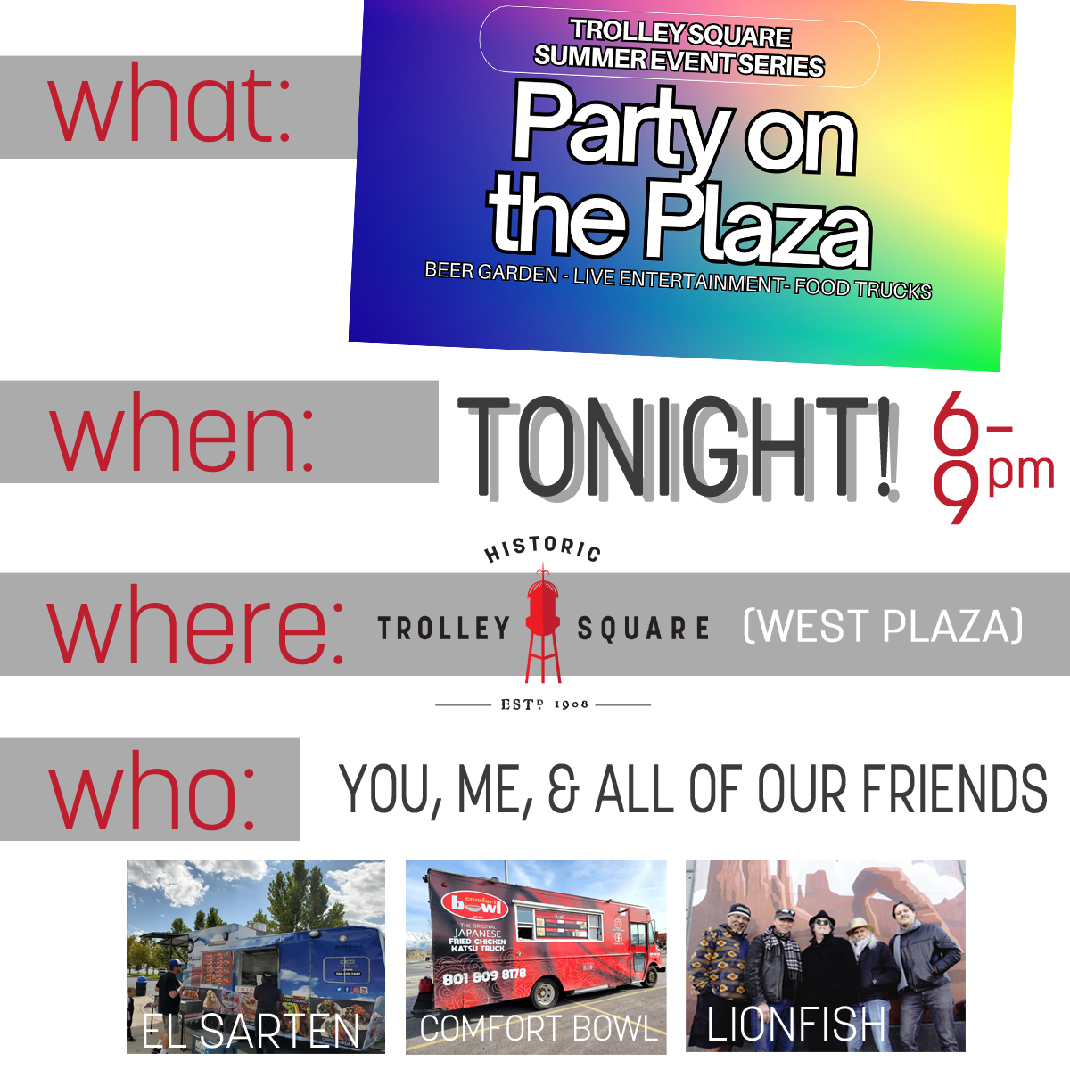 TrolleySquareUT's tweet image. You're invited! We'll see you tonight.

Click below for more information.

fb.me/e/1gsOencN4