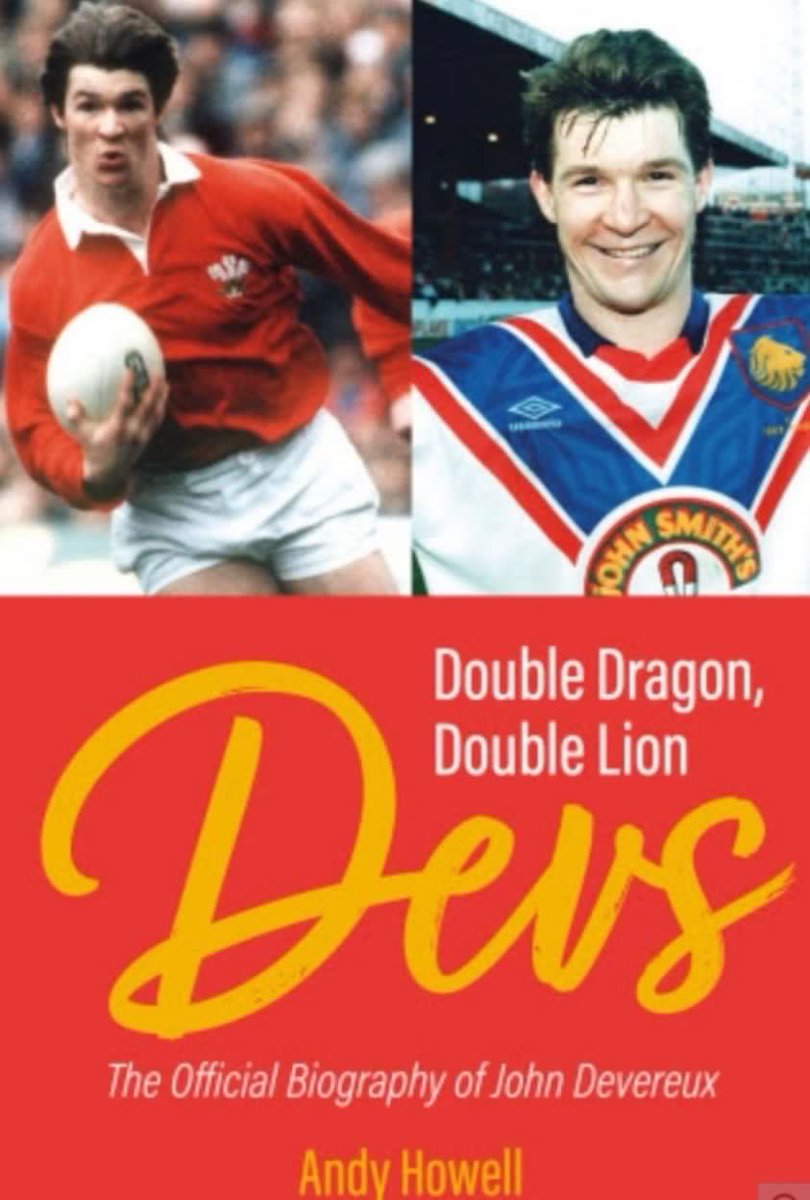 Great to see <a href="/DevereuxJohn13/">John Devereux</a> finally bringing his book out and I was honoured to have written the forward. Lots of great stories, charting Devs magnificent union and league rugby career