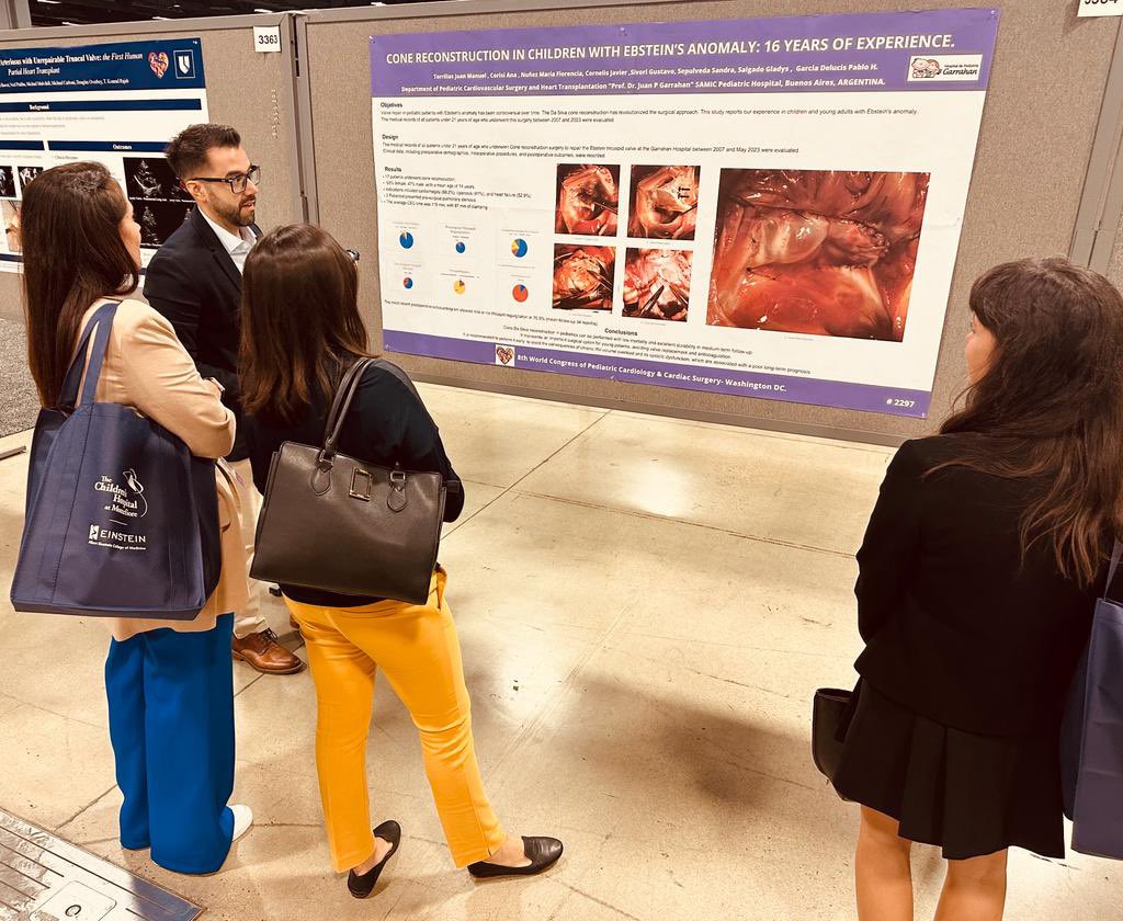ElsoLatam's tweet photo. Miembros de la #ELSOLatam asistieron y expusieron sus posters esta semana en el Congreso @8thWCPCCS2023 en Washington, DC. 🫀
Estamos muy orgullosos de ellos👏🏻🙌🏻
#ELSOLATAM #ECMO #WCPCCS2023 https://t.co/B45JGjox4Q