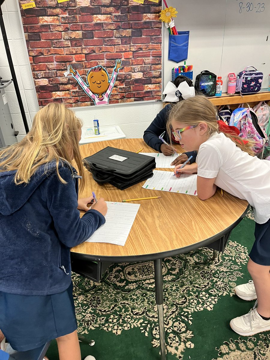 Rose2MBA's tweet photo. Peer editing makes our writing so much better! @MaryBAustin https://t.co/6dhYklhZ2t