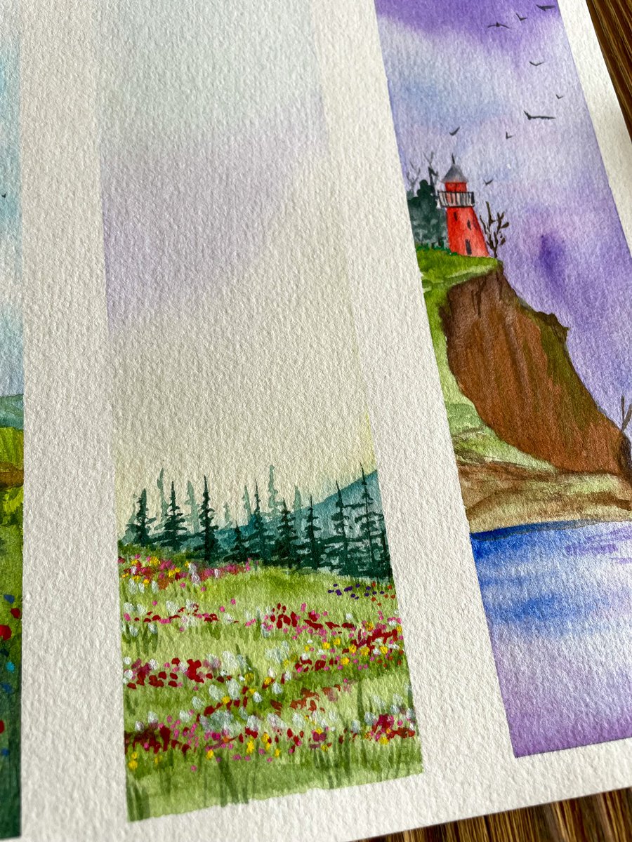artbycapy's tweet photo. Another @skillshare class by lovely @artistshreyagada ๐
#diybookmark #bookmark #bookmarksofinstagram #skillshare #watercolor #watercolordaily #watercolorbeginner https://t.co/uMERVHej62