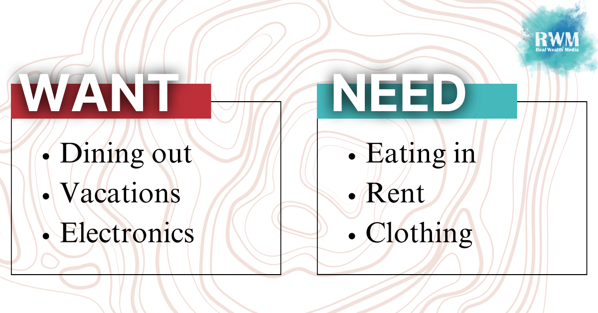 _G_Mark45's tweet photo. Understanding the distinction between a want and a need can help you make smarter financial choices and regain control of your spending. Tune in to this episode for more tips! https://t.co/mxduwgPbli https://t.co/xuPp0TPXhy