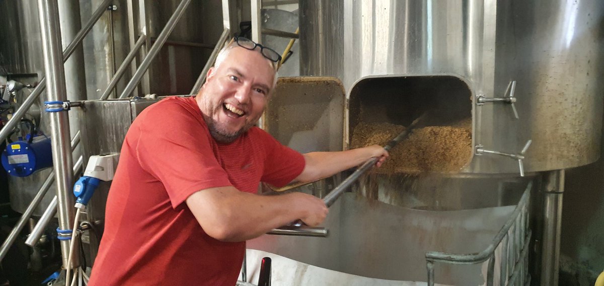 A bunch of us brewed a new beer at On Point Brewing. It's a hoppy little number, made with Amarillo and Centennial hops. The beer will be unveiled at the Chepstow Real Ale &amp; Cider Festival  and 30p from each pint sold will go towards building a bridge in Barrypuram in India.